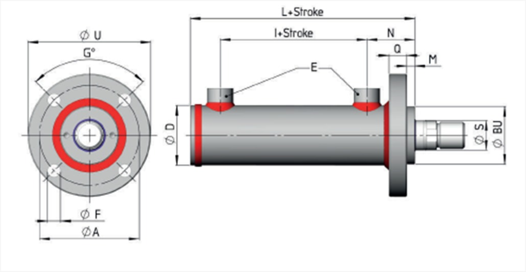 front-flange